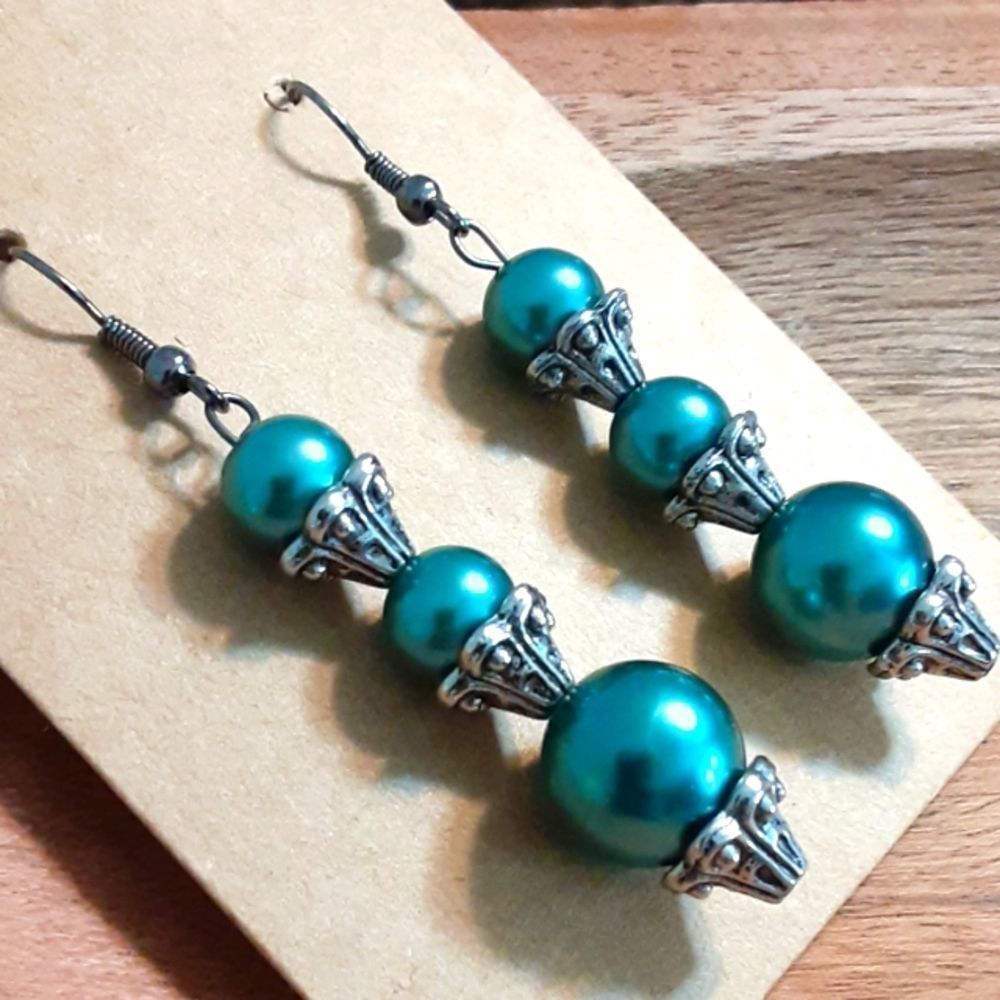 Jade drop Earrings